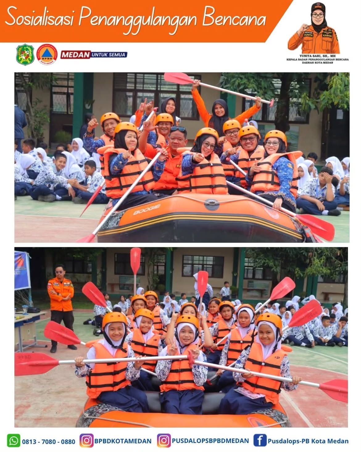 Sosialisasi dan Simulasi Penanggulangan Bencana