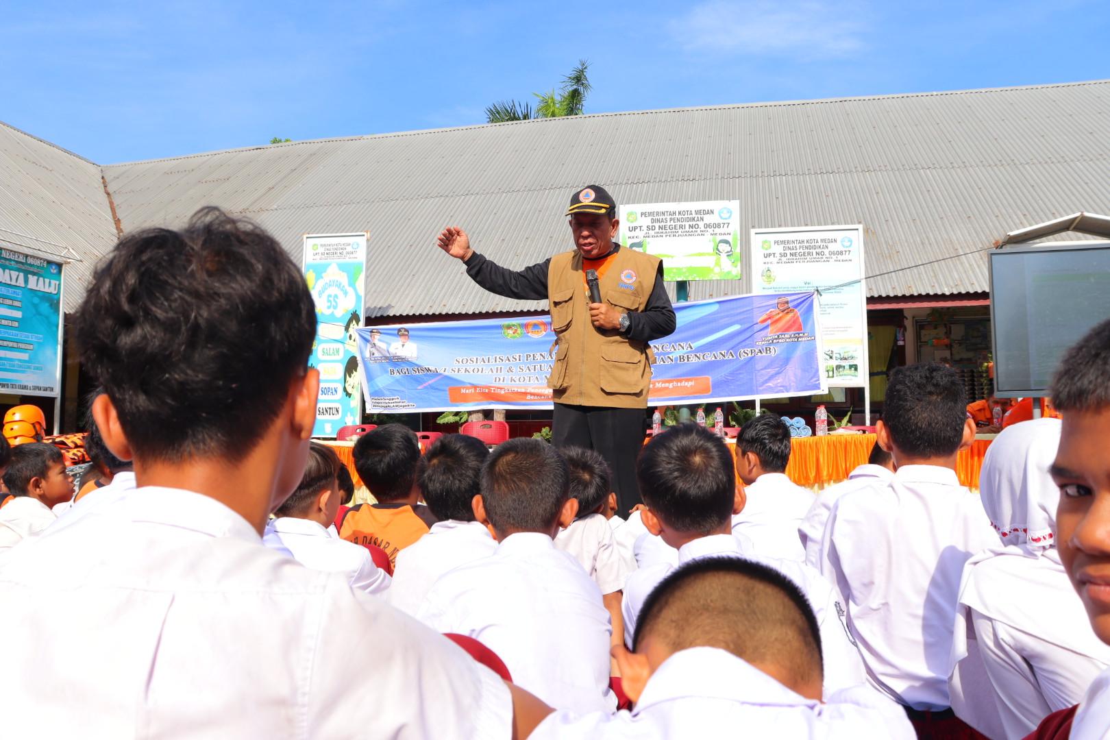 Sosialisasi dan Simulasi Penanggulangan Bencana Kepada Peserta Didik Sekolah Dasar