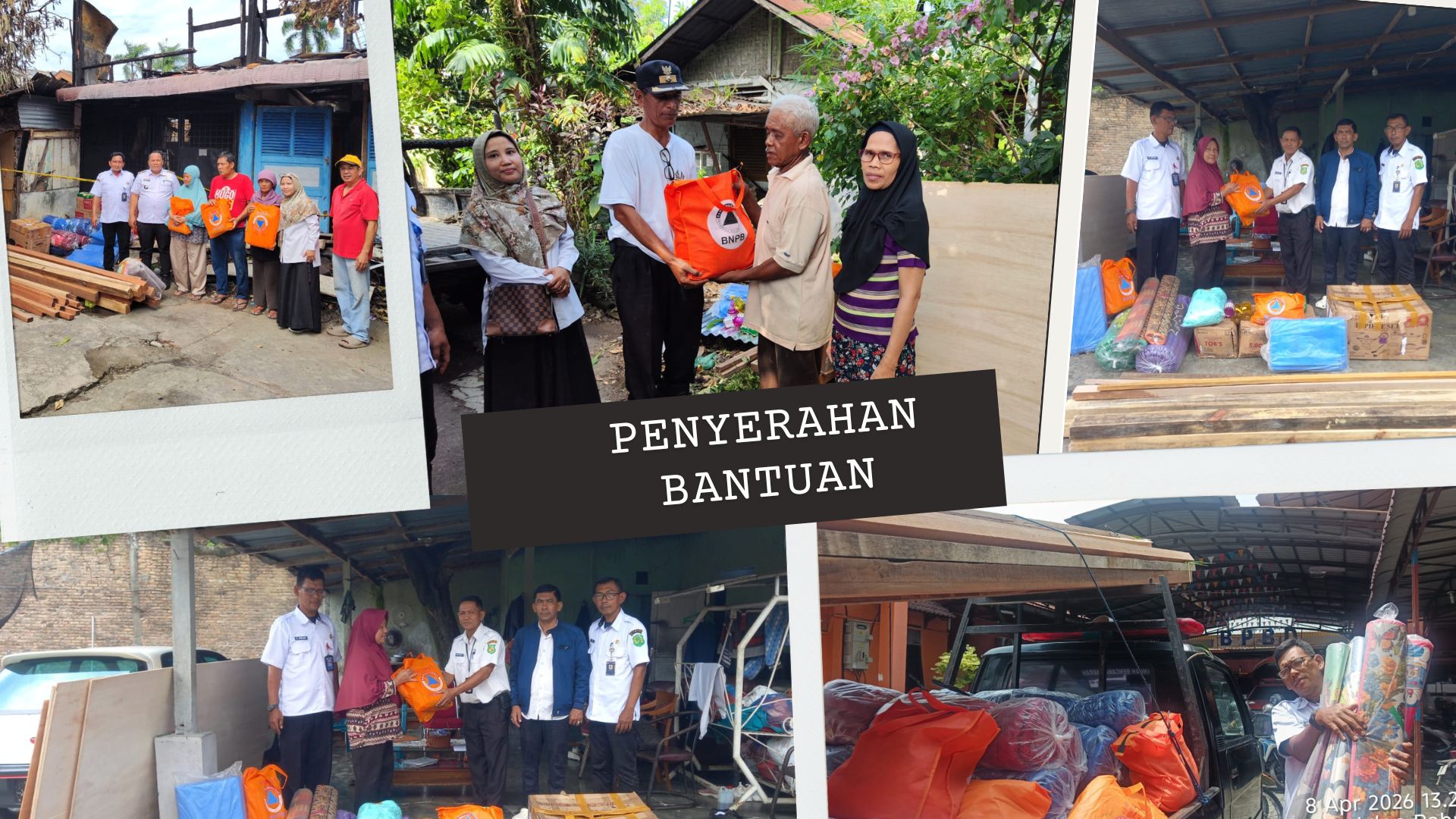 Penyerahan bantuan